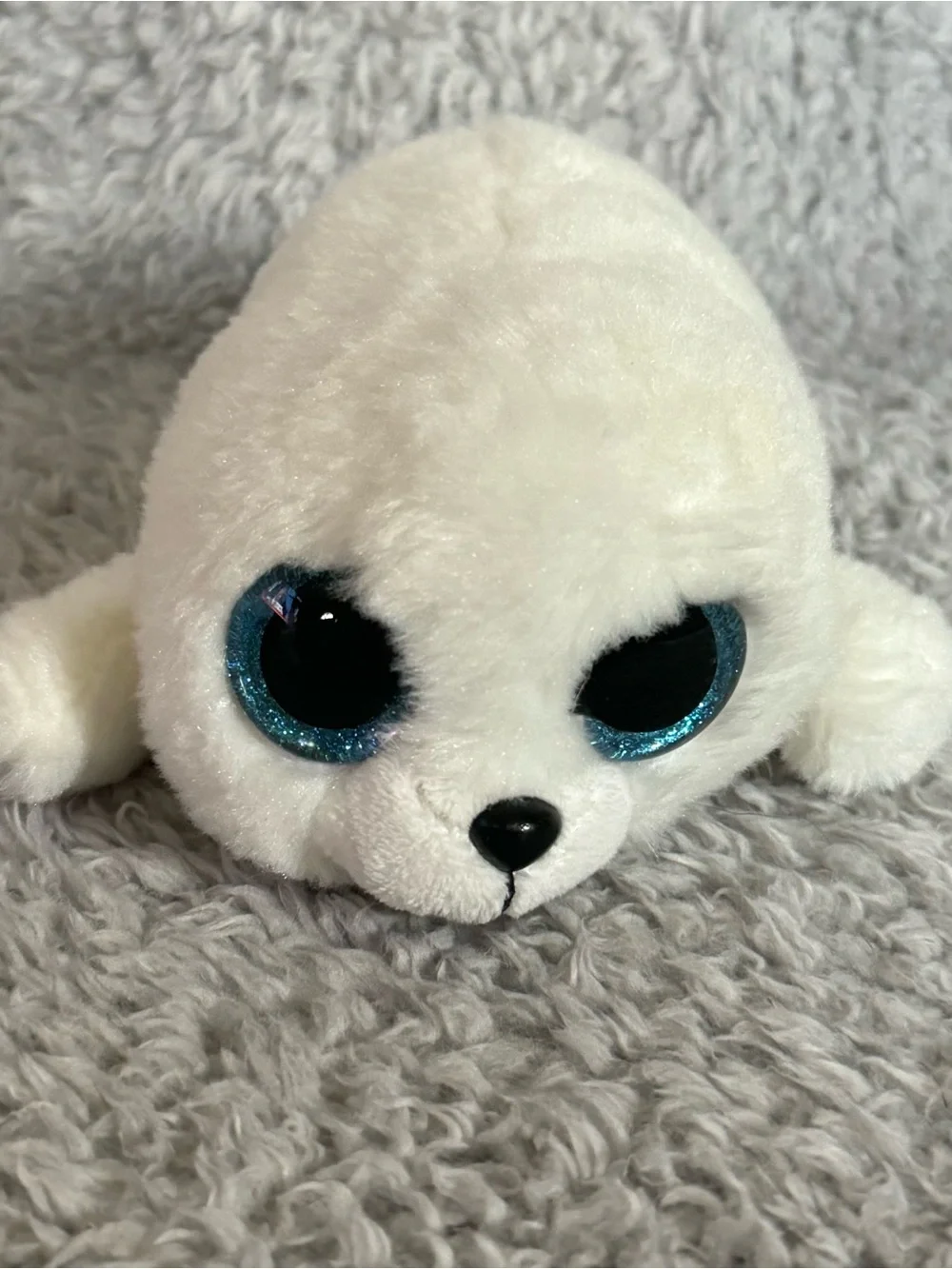 Ty Beanie Boos Icy The White Seal Plush 6” Stuffed Animal Soft Toy